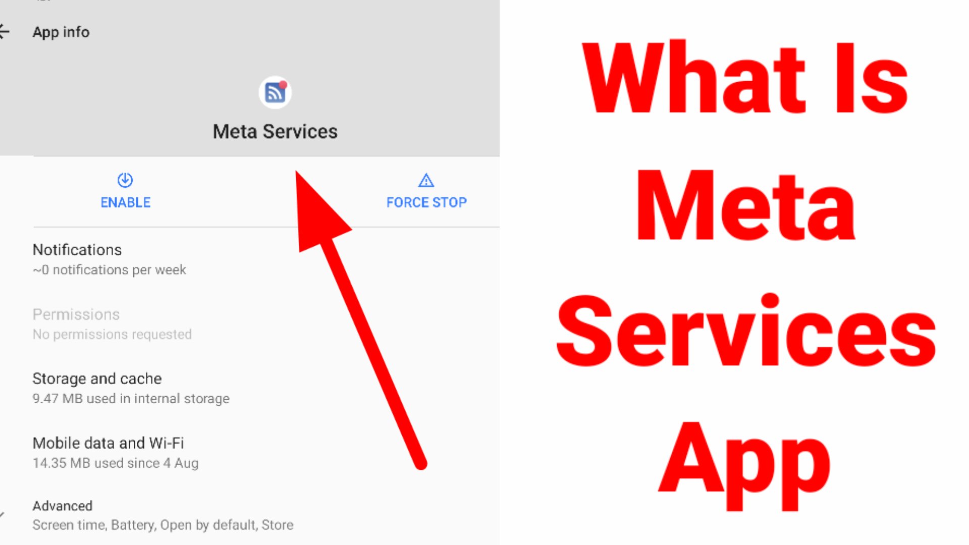What Is Meta Services On Android Phone? Meta Services Means