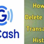 how to delete GCash transaction history